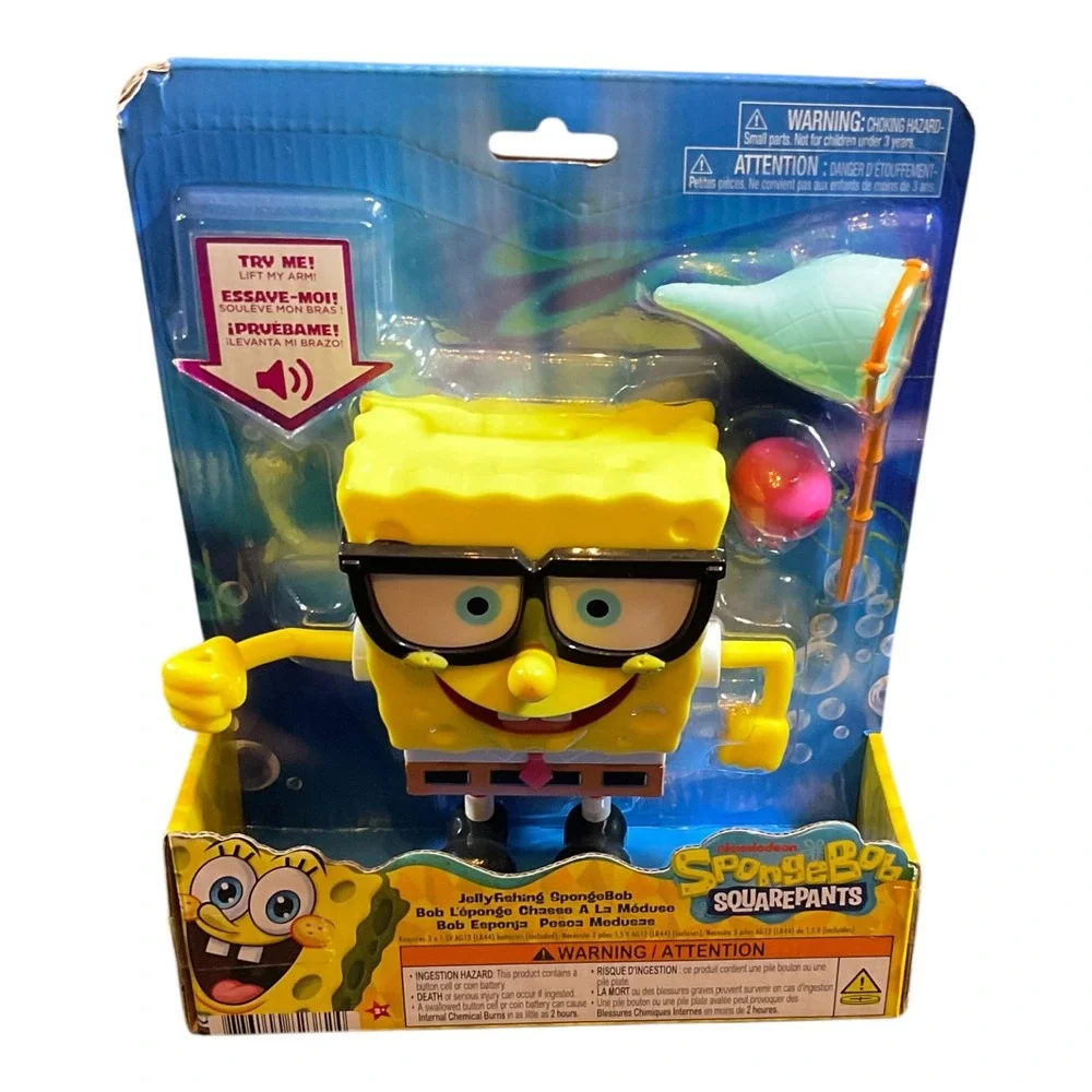 Nickelodeon Jellyfishing SpongeBob SquarePants Action Figure Sound Effects Toy